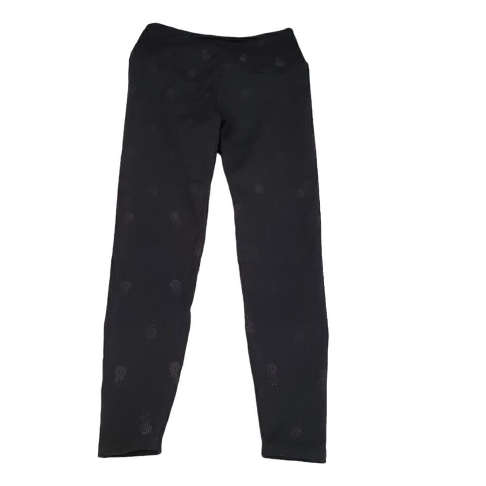 Beyond Yoga Leggings Medium Black Pineapple Print Ankle Crop‎ Athleisure